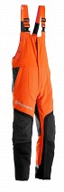 Zaščitne hlače Husqvarna Technical – z naramnicami, skrajšane hlačnice